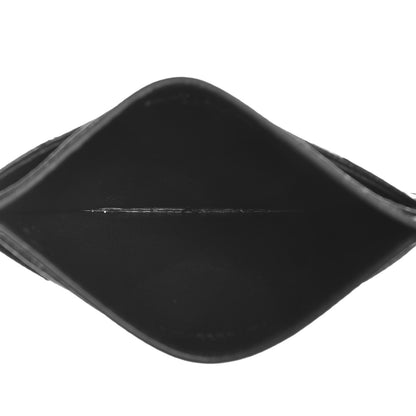 Saint Laurent Grain De Poudre Matelasse Chevron Monogram Credit Card Case Black 5 of 8