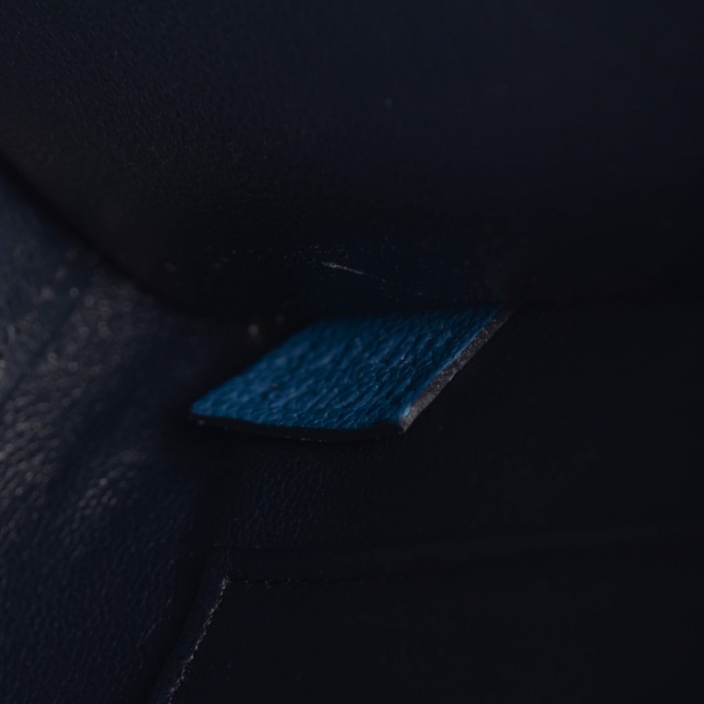 Goatskin Nano Luggage Deepsea