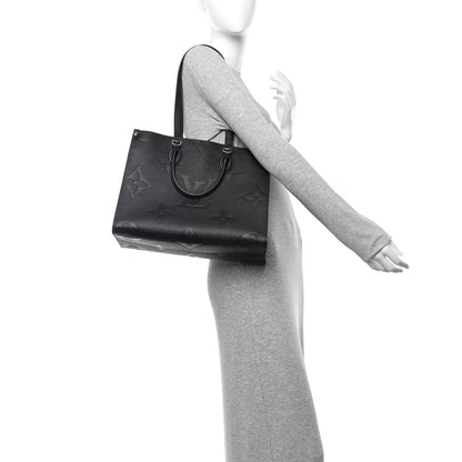 Louis Vuitton Empreinte Monogram Giant Onthego MM Black 2 of 10