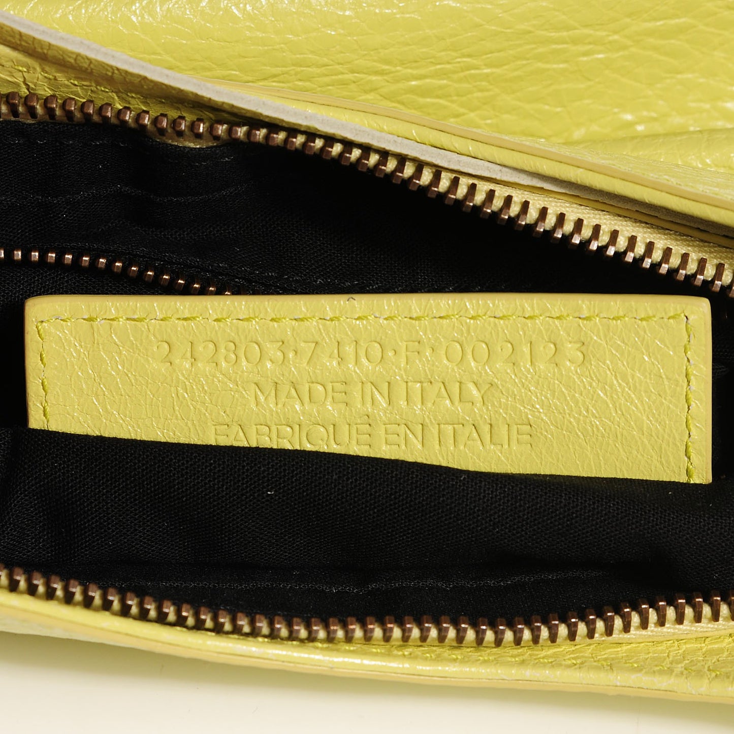 Agneau Classic Hardware Hip Jaune Citronnade