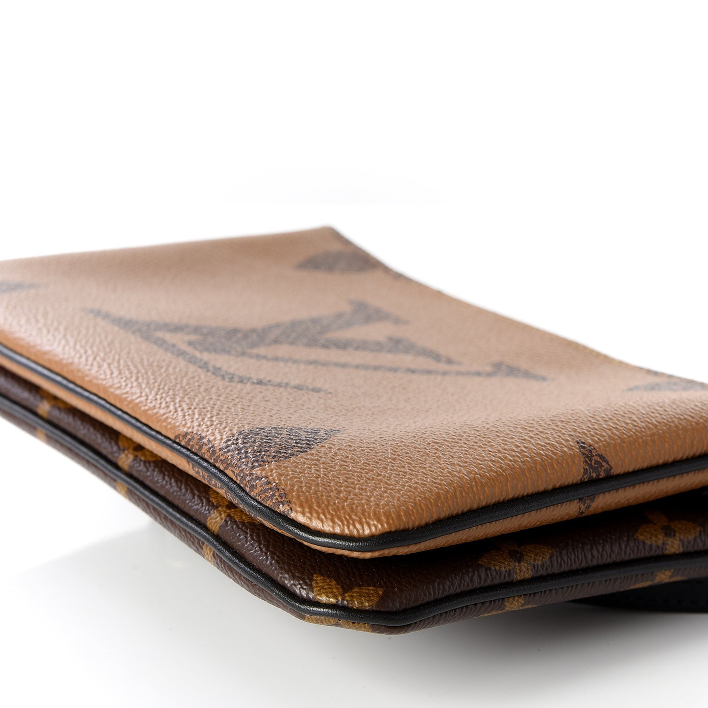 Reverse Monogram Giant Double Zip Pochette