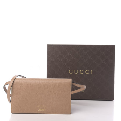 Gucci Dollar Calfskin Mini Swing Wallet Bag Camelia Mineral Blue 11 of 11