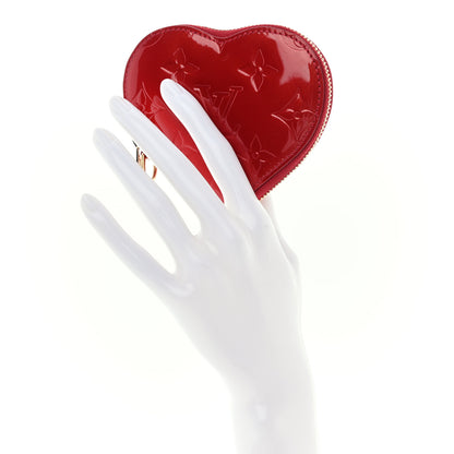 Louis Vuitton Vernis Coeur Heart Coin Purse Pomme D'Amour 2 of 7