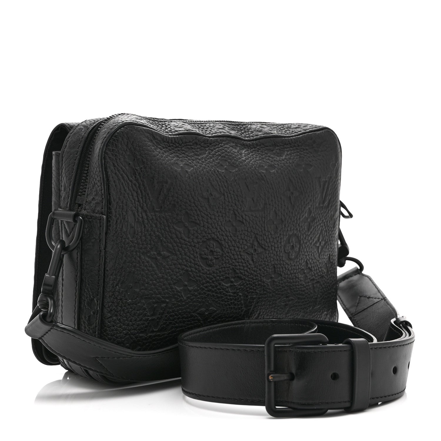 Louis Vuitton Taurillon Monogram Steamer Messenger Black 3 of 9