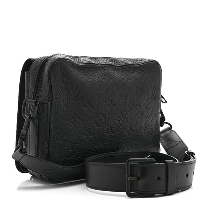 Louis Vuitton Taurillon Monogram Steamer Messenger Black 3 of 9