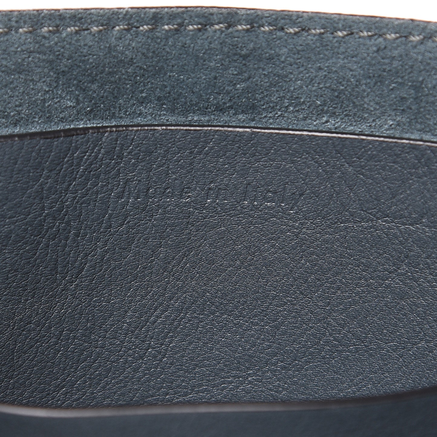 Smooth Calfskin Long Strap Big Bucket Bag Slate