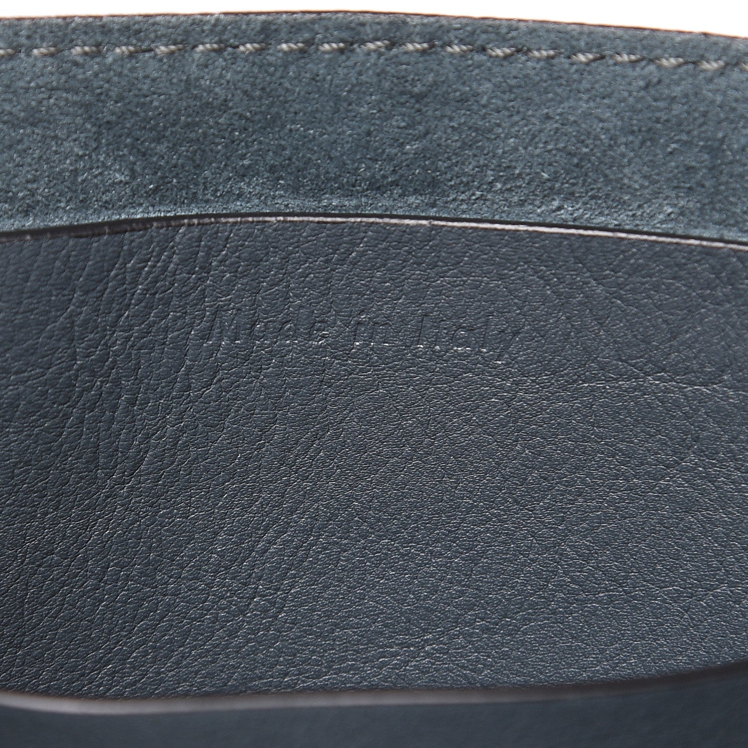 Celine Smooth Calfskin Long Strap Big Bucket Bag Slate 7 of 10