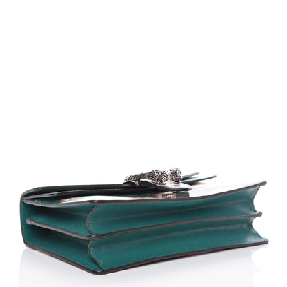 Gucci Calfskin Blooms Print Small Dionysus Shoulder Bag Bright Emerald Multicolor 4 of 9