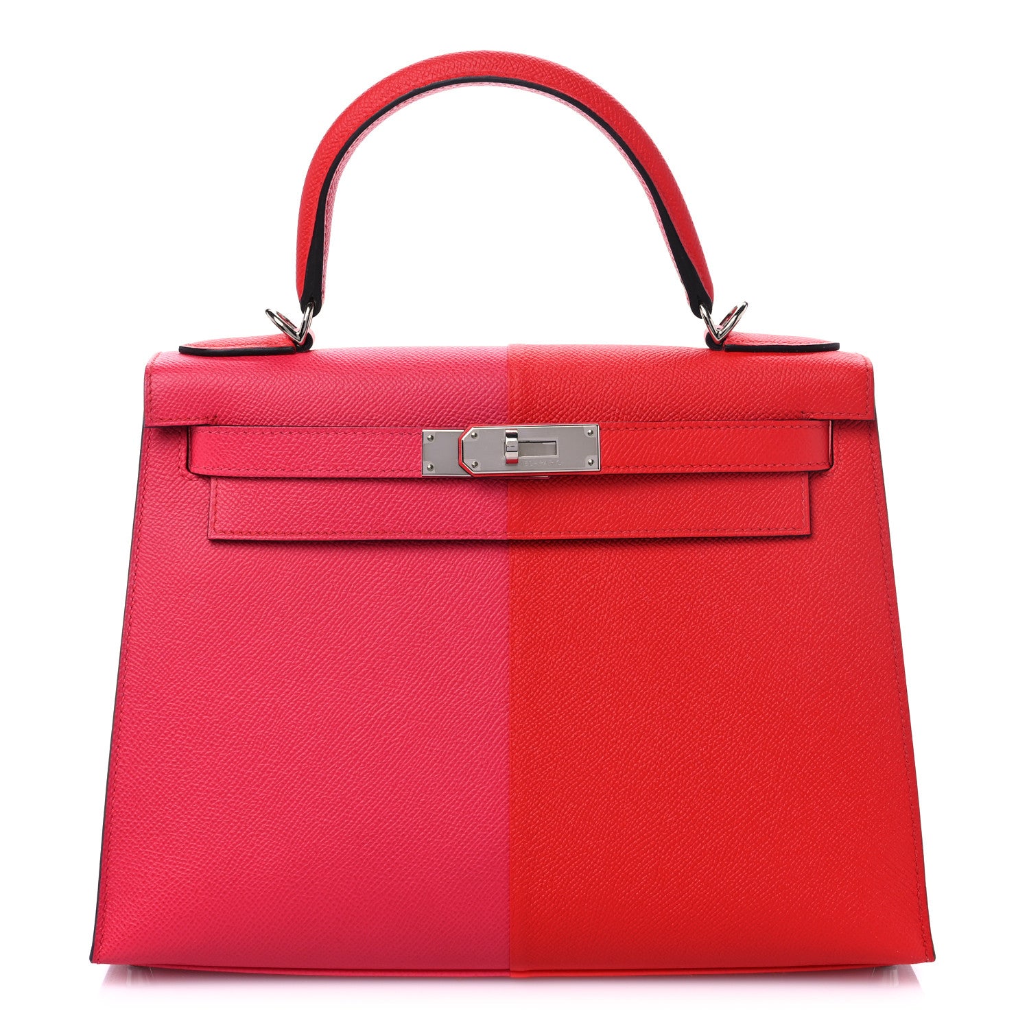Hermes Epsom Casaque Kelly Sellier 28 Rouge Coeur Rose Extreme Bleu Zanzibar 1 of 16
