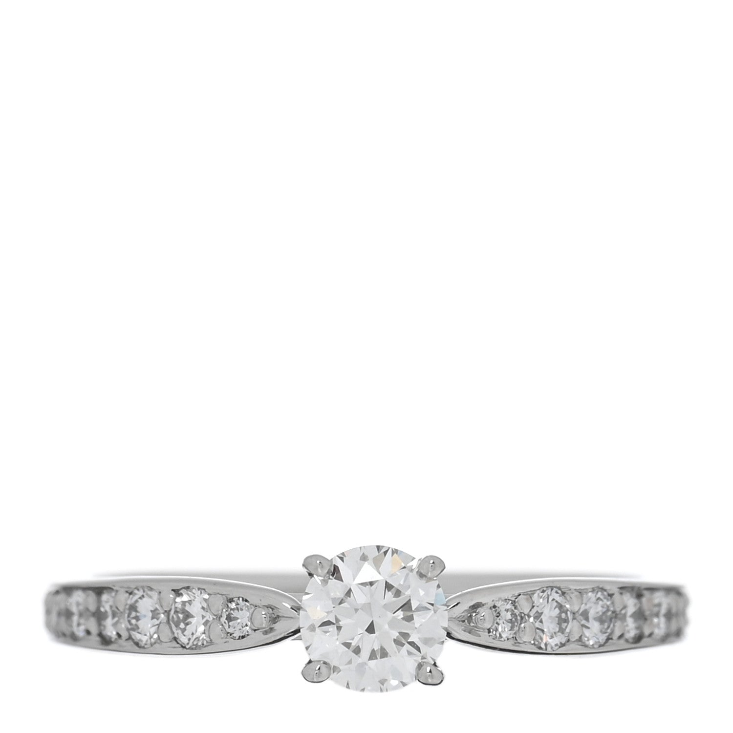 Tiffany Platinum Diamond  .24ct Harmony Round Brilliant Engagement Ring 47 4 1 of 4
