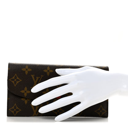 Louis Vuitton Monogram Emilie Wallet Rouge 2 of 9