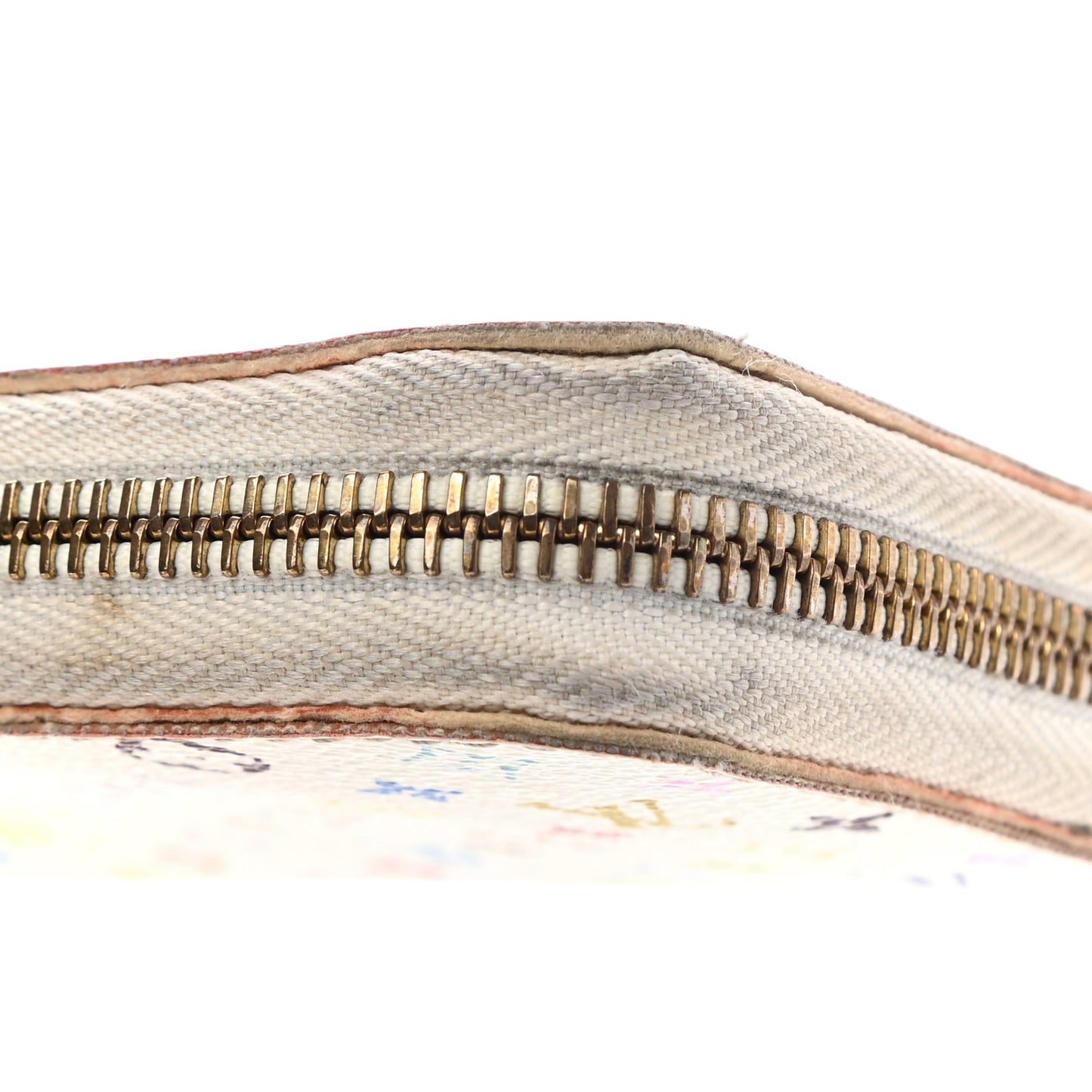 Monogram Multicolor Zippy Wallet White Litchi