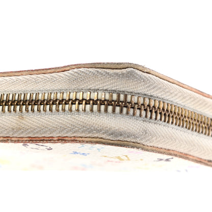 Louis Vuitton Monogram Multicolor Zippy Wallet White Litchi 12 of 14