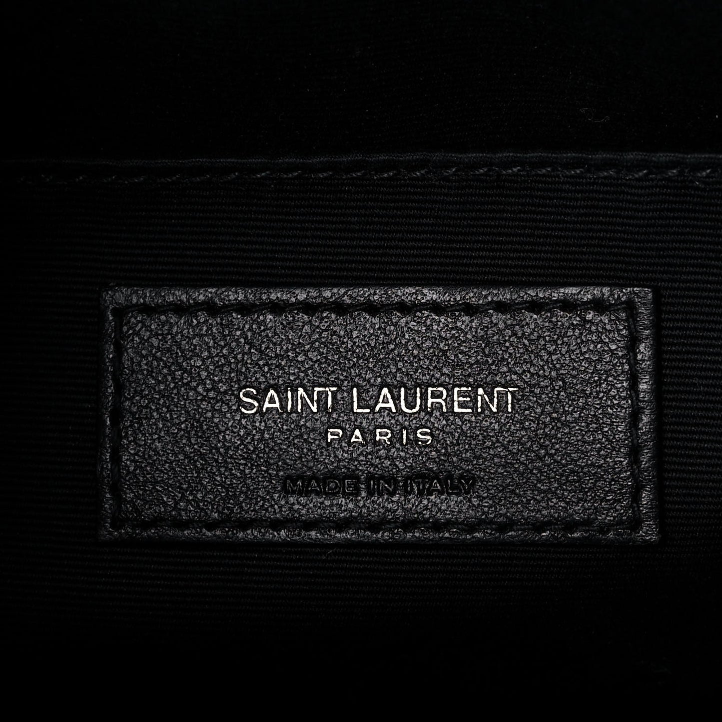 Calfskin Matelasse Monogram Lou Camera Bag Black