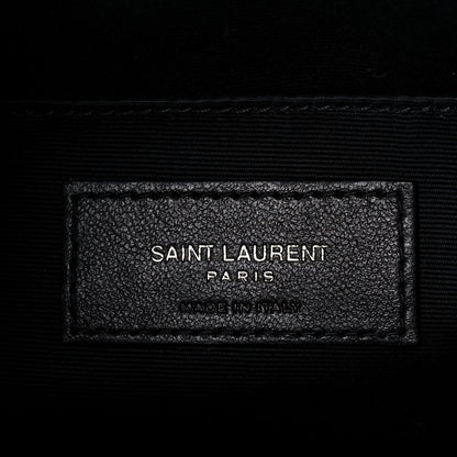 Saint Laurent Calfskin Matelasse Monogram Lou Camera Bag Black 6 of 18
