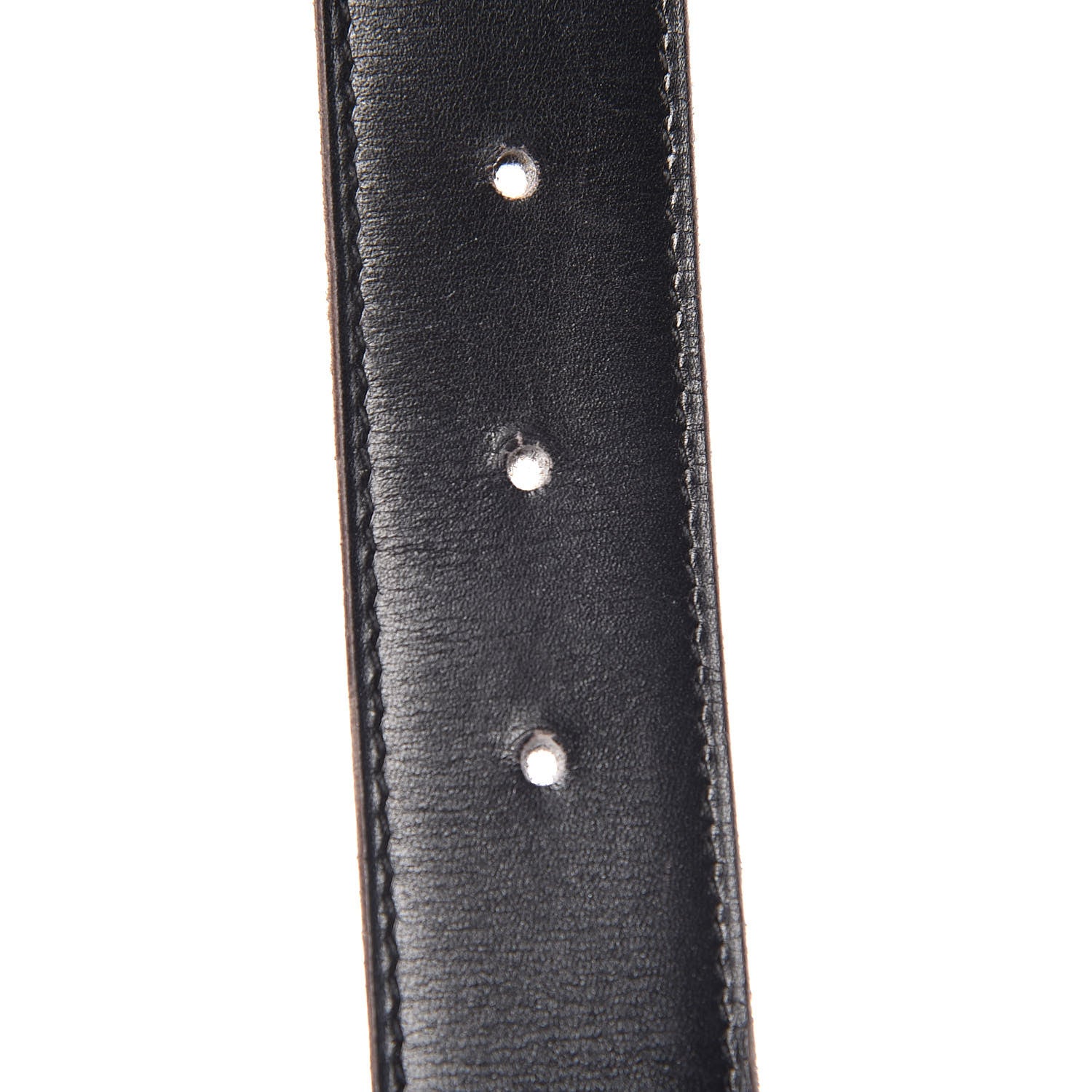 Hermes Box Togo 32mm H Belt 72 Black Gold 4 of 11