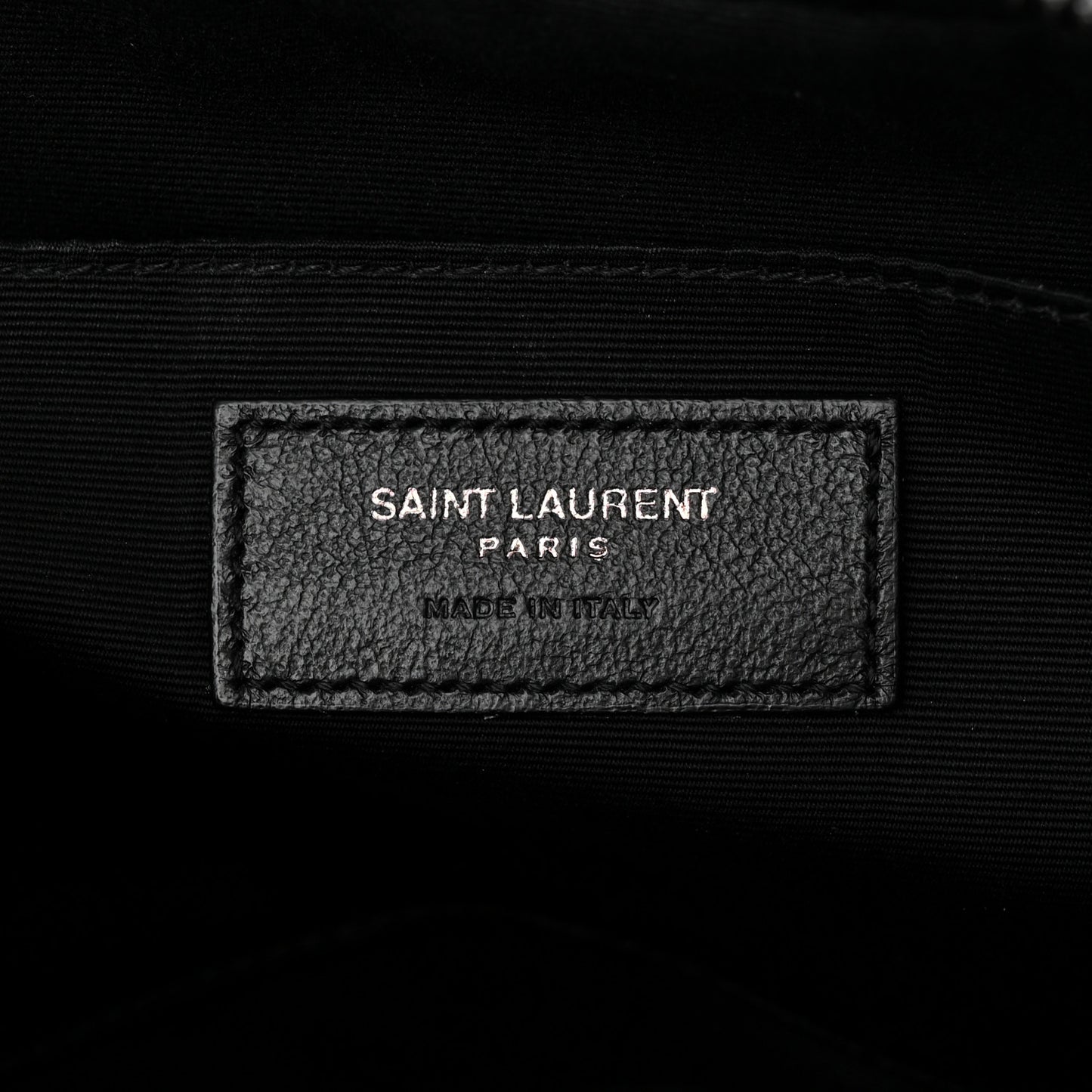 Calfskin Matelasse Monogram Monochrome Lou Camera Bag Black