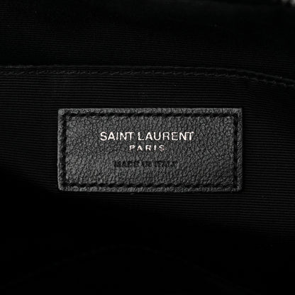 Saint Laurent Calfskin Matelasse Monogram Monochrome Lou Camera Bag Black 6 of 11