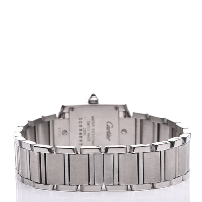 Cartier Stainless Steel 20mm Tank Francaise Quartz Watch 4 of 9