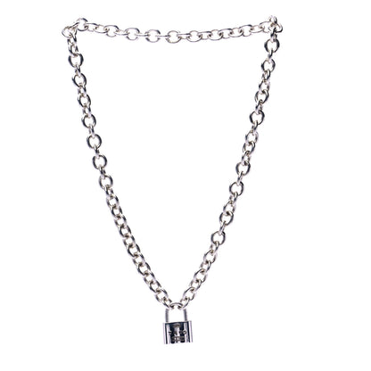 Tiffany Sterling Silver 1837 Lock Charm Necklace 3 of 7