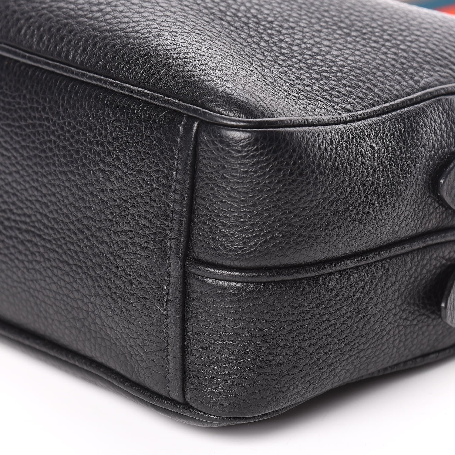 Prada Vitello Daino Medium Double Zip Shoulder Bag Black 13 of 17