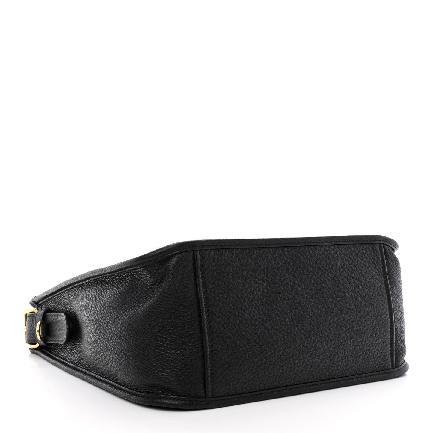 Vitello Daino Hobo Messenger Bag Black