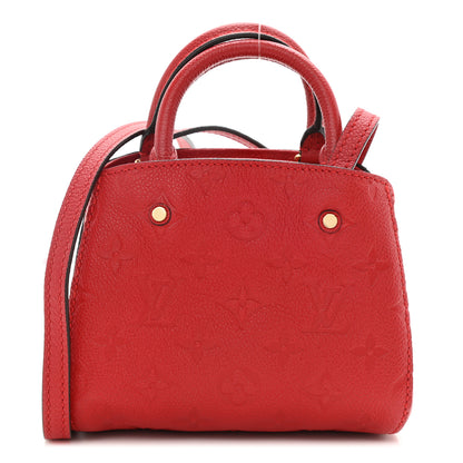 Louis Vuitton Empreinte Montaigne Nano Cherry 1 of 9