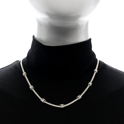 Chanel Metal CC Short Chain Necklace Gold 2 of 5