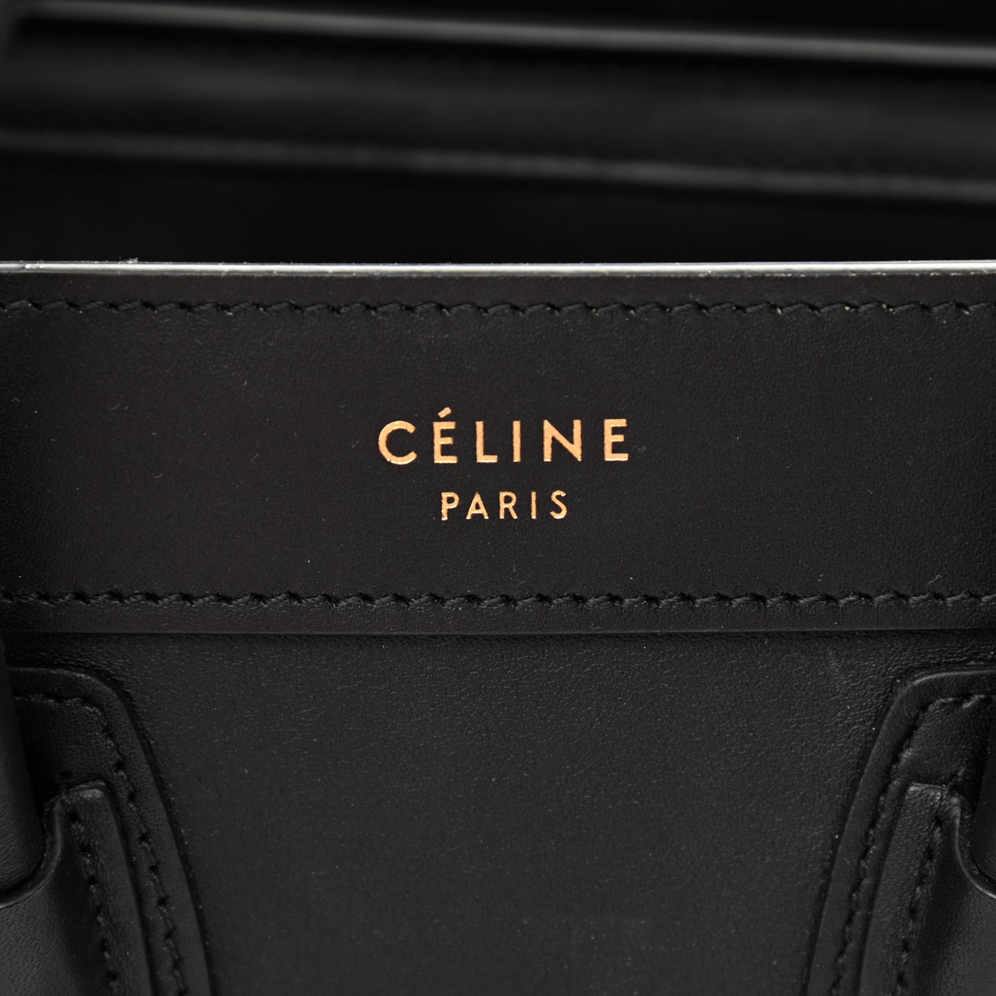 Smooth Calfskin Nano Luggage Black