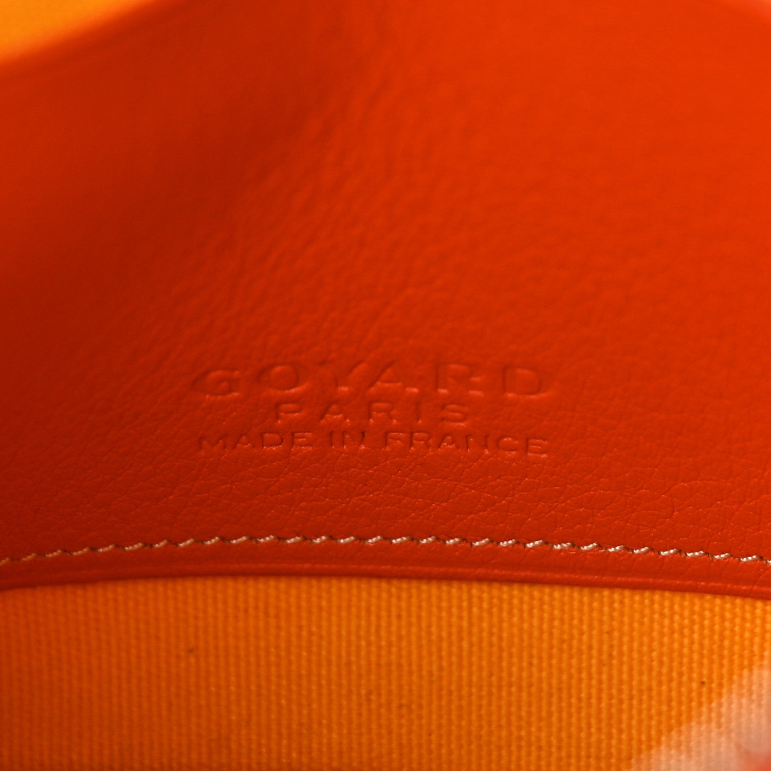 Goyard Goyardine Mini Senat Pochette Orange 6 of 8