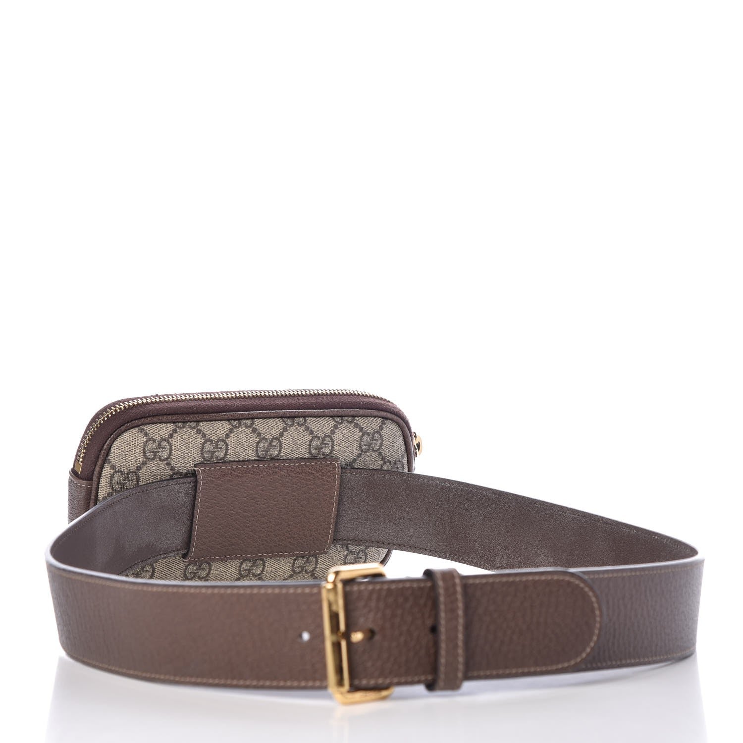 Gucci GG Supreme Monogram Ophidia Belted iPhone Case 95 38 Dark Brown 3 of 17