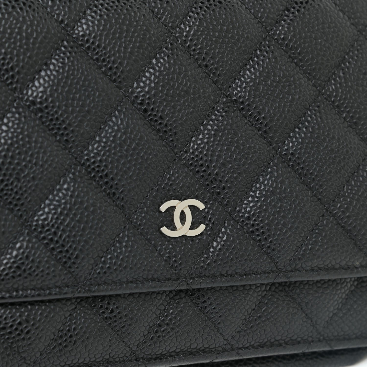 Chanel Caviar Quilted Wallet On Chain WOC Black 15 of 16