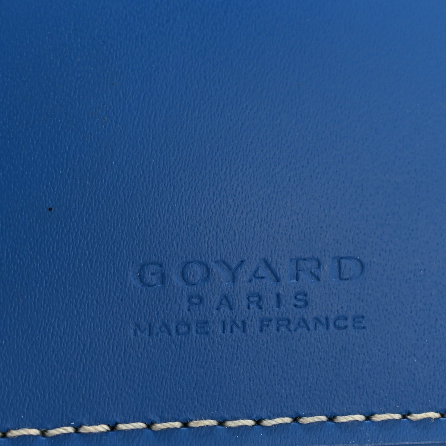 Goyardine Grenelle Passport Wallet Sky Blue