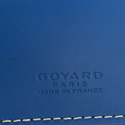 Goyard Goyardine Grenelle Passport Wallet Sky Blue 6 of 11