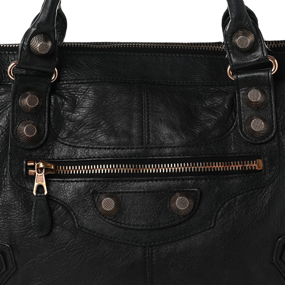 Balenciaga Agneau Giant 21 Rose Gold Hardware Work Black 9 of 11