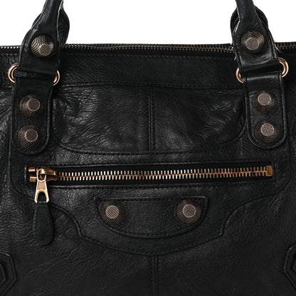 Balenciaga Agneau Giant 21 Rose Gold Hardware Work Black 9 of 11