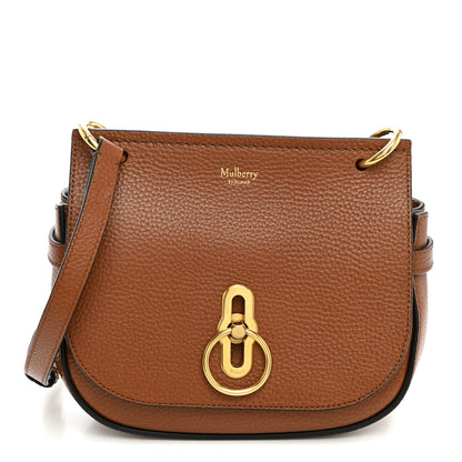 Mulberry Small Classic Grain Small Amberley Satchel Oak 1 of 9
