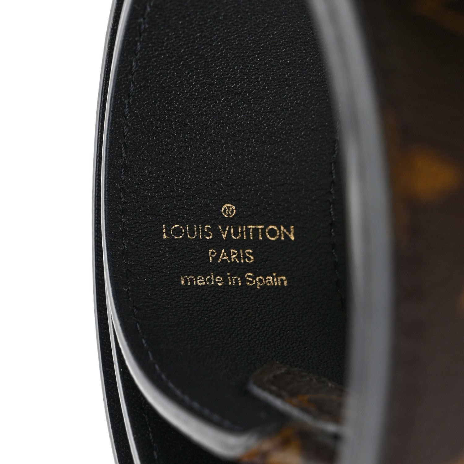 Louis Vuitton Monogram Bandouliere Shoulder Strap Black 4 of 5