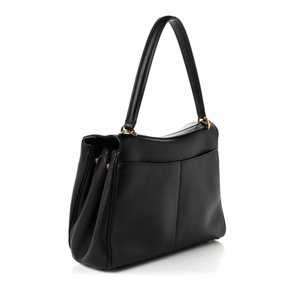 Balenciaga Natural Smooth Calfskin Medium Rodeo Top Handle Handbag Black 3 of 10