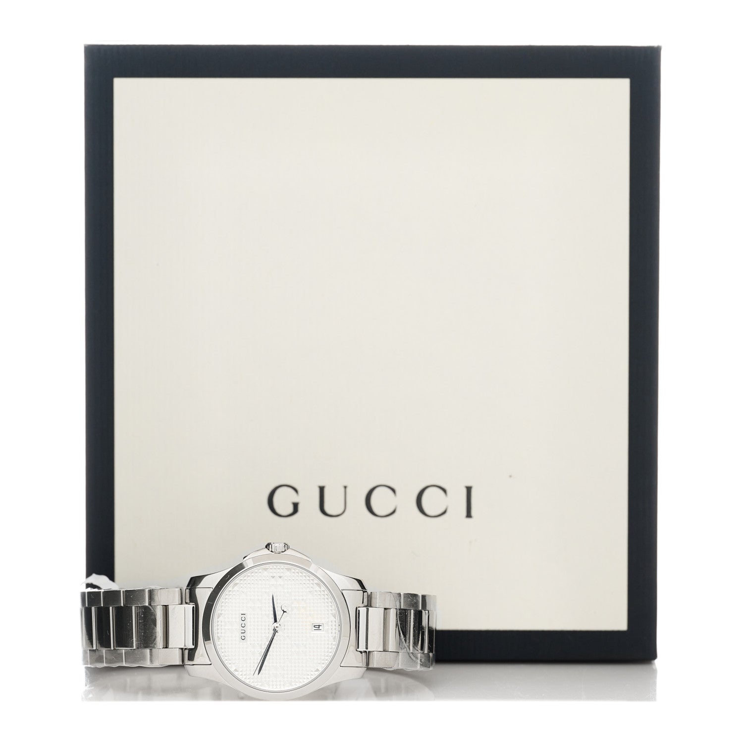 Gucci Stainless Steel 27mm G-Timeless Diamante Quartz Watch 5 of 5