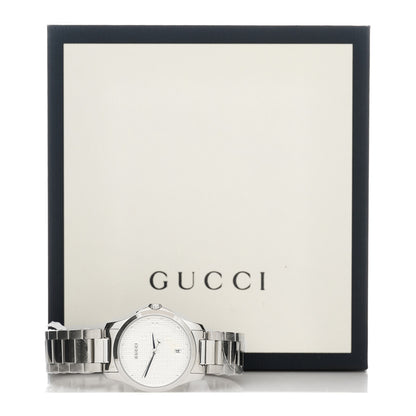 Gucci Stainless Steel 27mm G-Timeless Diamante Quartz Watch 5 of 5