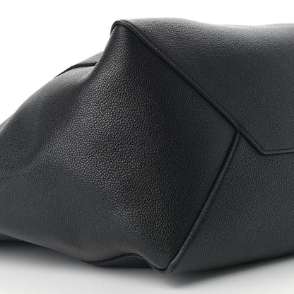 Celine Soft Grained Calfskin Medium Belt Cabas Phantom Black 8 of 9