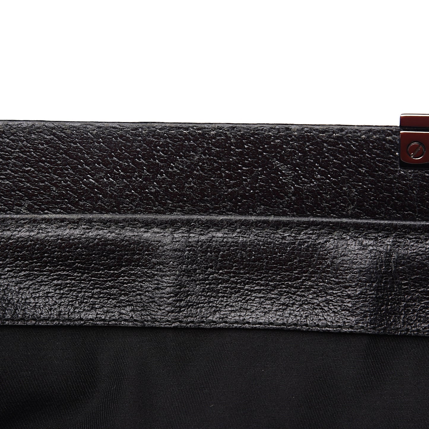 Monogram Web Large Treasure Boston Tote Black