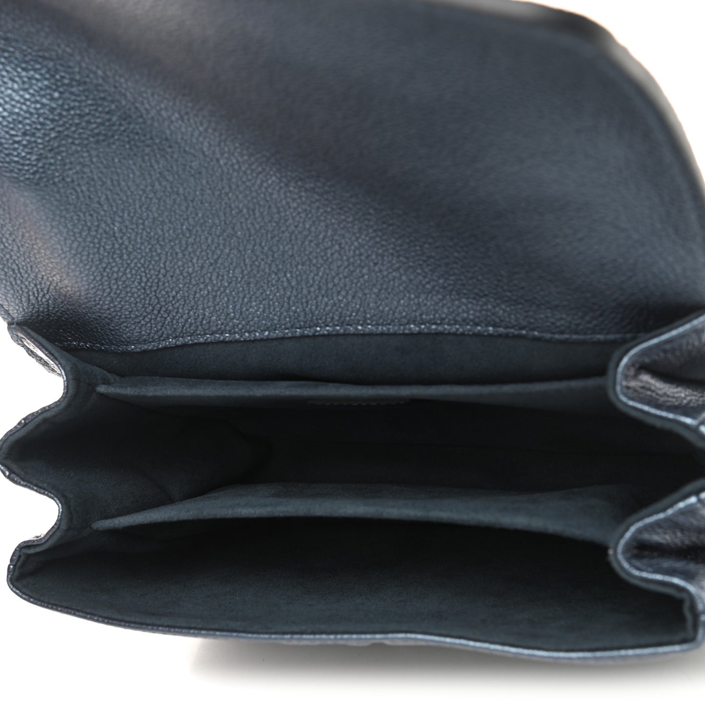 Metallic Empreinte Monogram Giant Pochette Metis Navy Nacre