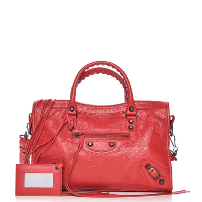 Balenciaga Agneau Classic Hardware S City Rouge Cardinal 1 of 8
