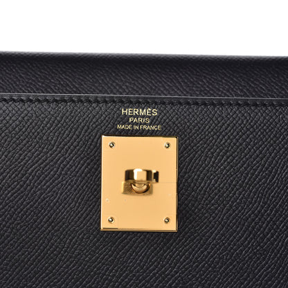 Hermes Epsom Kelly Sellier 28 Black 14 of 38