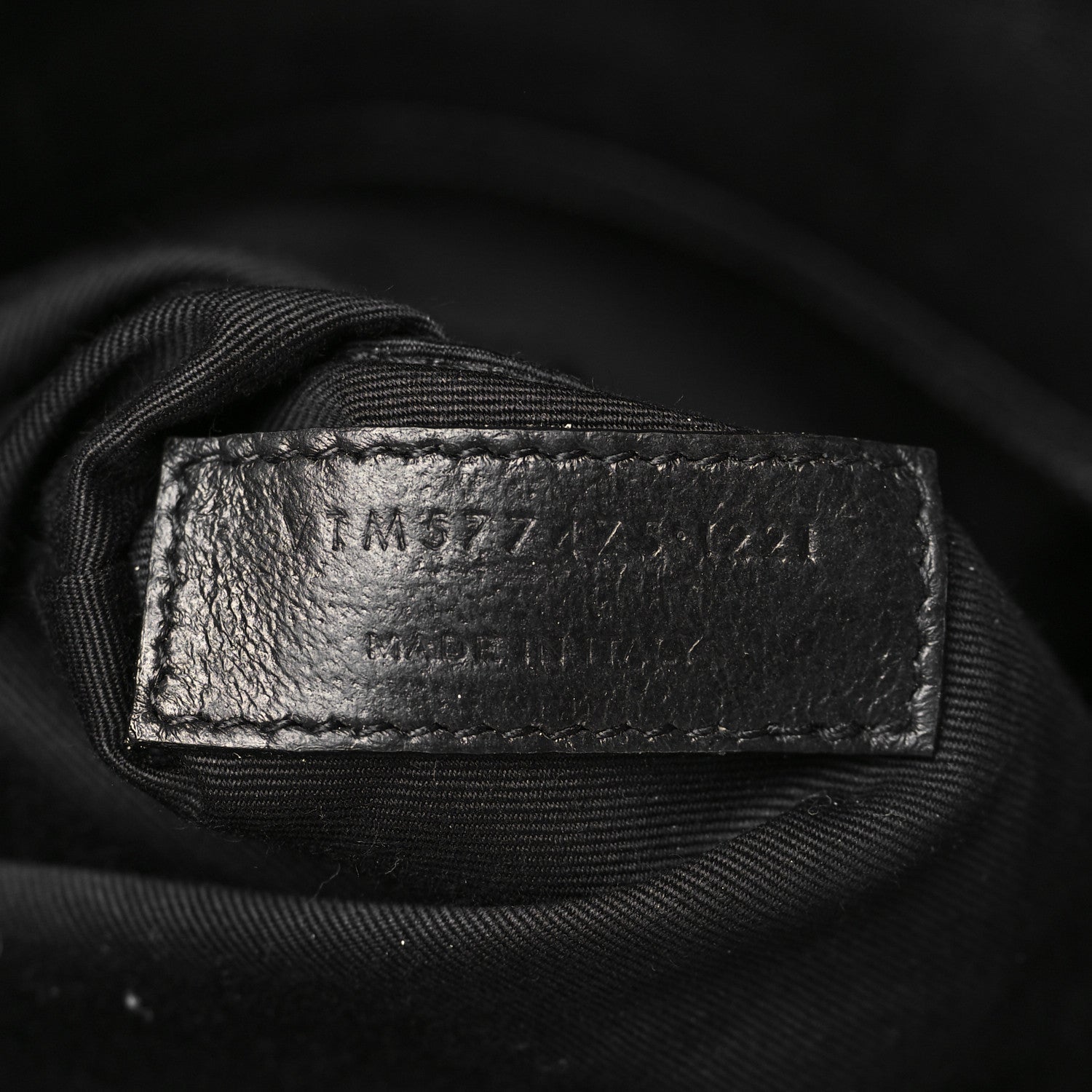 Saint Laurent Lambskin Quilted Monogram Monochrome Small Loulou Puffer Chain Satchel Black 7 of 10