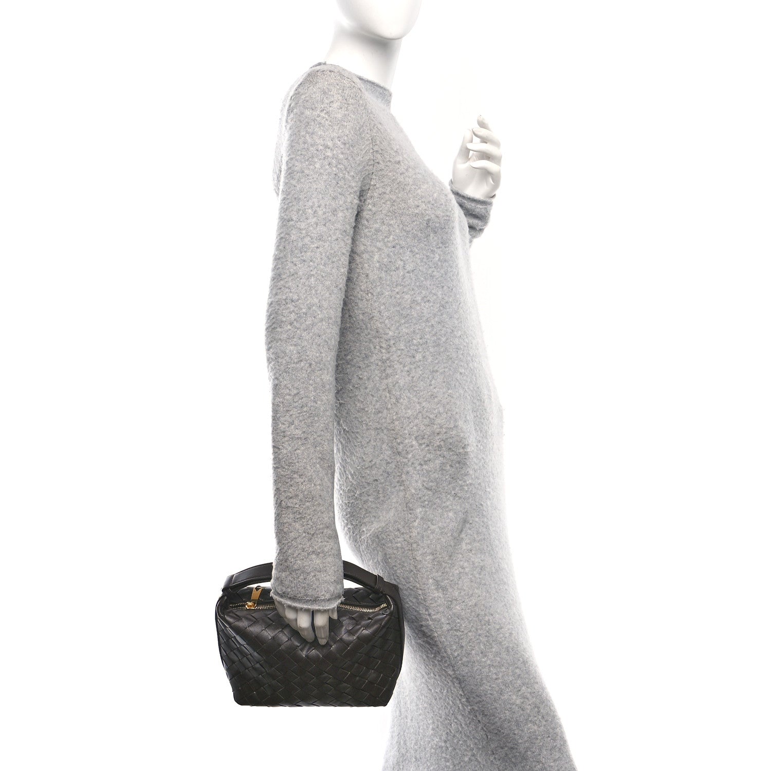 Bottega Veneta Calfskin Nappa Intrecciato Mini Wallace Fondant 3 of 10