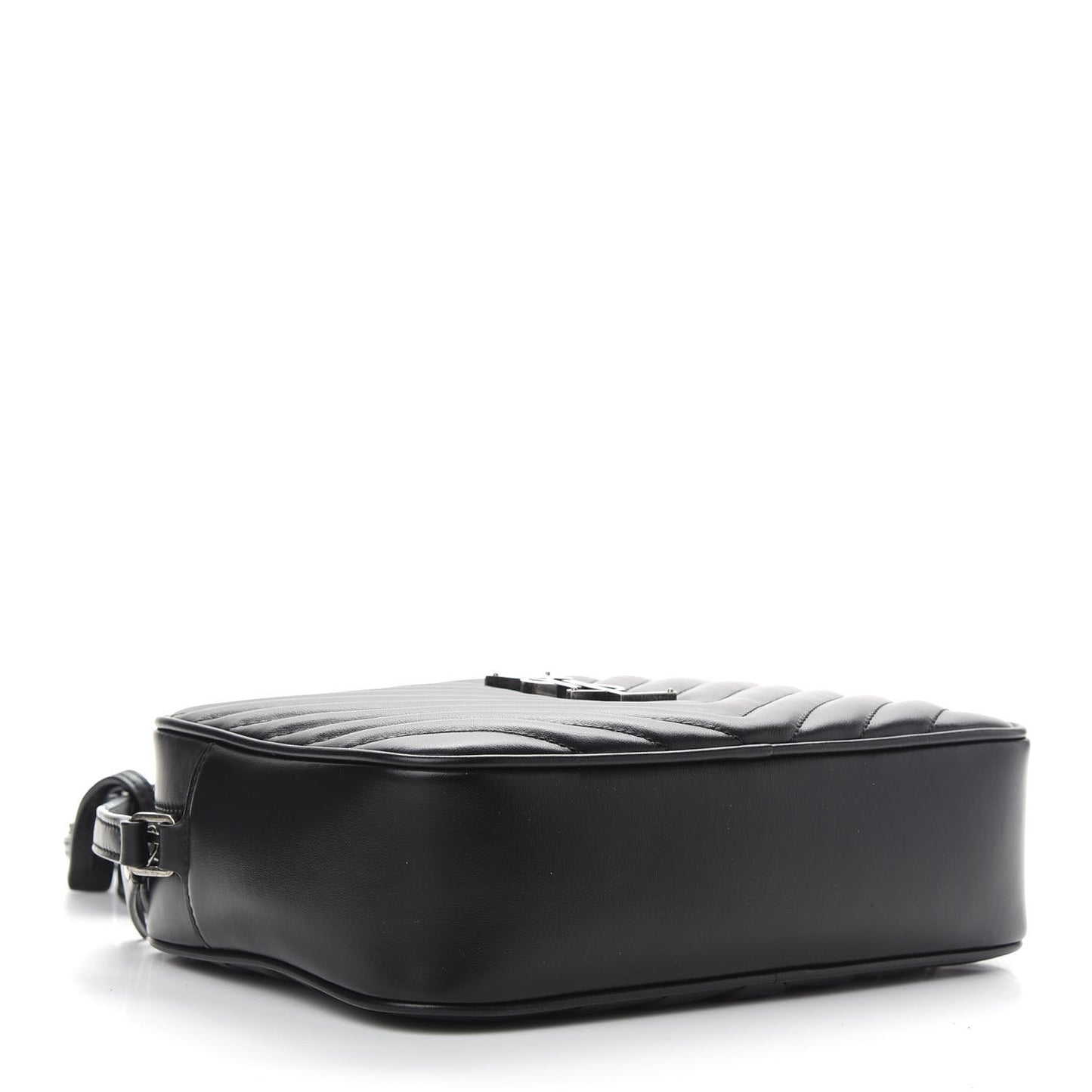 Calfskin Matelasse Monogram Lou Camera Bag Black