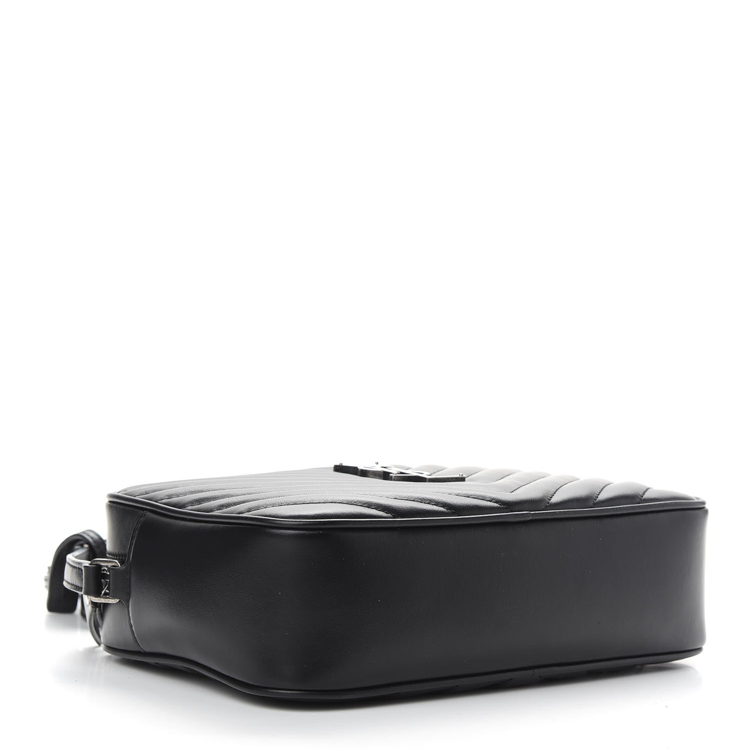 Saint Laurent Calfskin Matelasse Monogram Lou Camera Bag Black 4 of 8